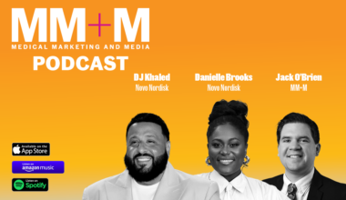 MM+M Podcast brand art with DJ Khaled, Danielle Brooks and Jack O'Brien
