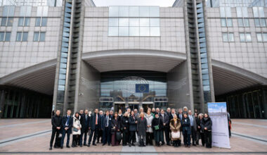 The Politecnico di Milano delegation at the European Parliament in Brussels