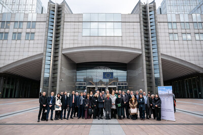 The Politecnico di Milano delegation at the European Parliament in Brussels