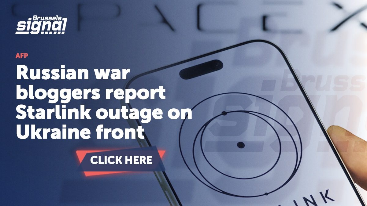 Russian war bloggers report Starlink outage on Ukraine front