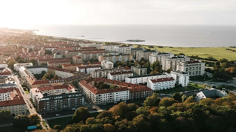 Malmö’s northern beach