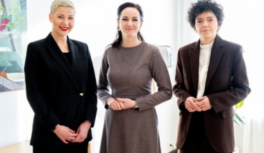 Lithuanian Prime Minister meets Maria Kalesnikava and Tatsiana Khomich in Vilnius