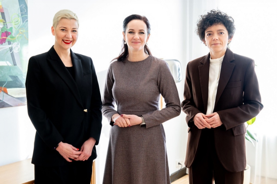 Lithuanian Prime Minister meets Maria Kalesnikava and Tatsiana Khomich in Vilnius