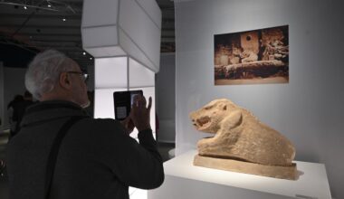 Gobeklitepe, known as the world’s oldest settlement and listed as a UNESCO World Heritage site, and the surrounding Tas Tepeler region are to be introduced with 93 selected artifacts in an exhibition in Germany, presenting the artistic expressions of early settled communities from birth and daily life to death across eight thematic sections, ahead of its opening in Berlin, Germany, Feb. 5, 2026. (AA Photo)