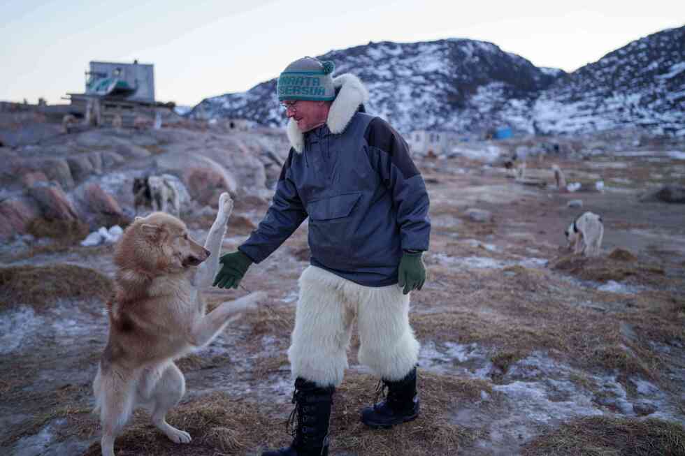 A Greenland sled dog champion fears for his culture as climate change melts the ice