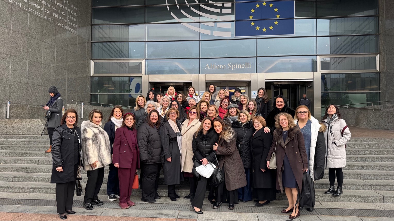 Daughters of Penelope Europe Conference Attendees at the European Parliament