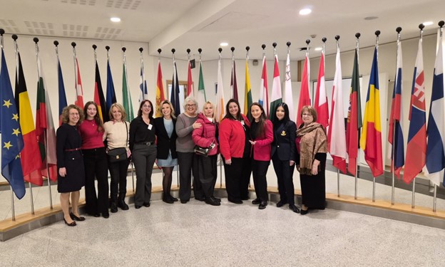 Daughters of Penelope Europe Conference Attendees at the European Parliament