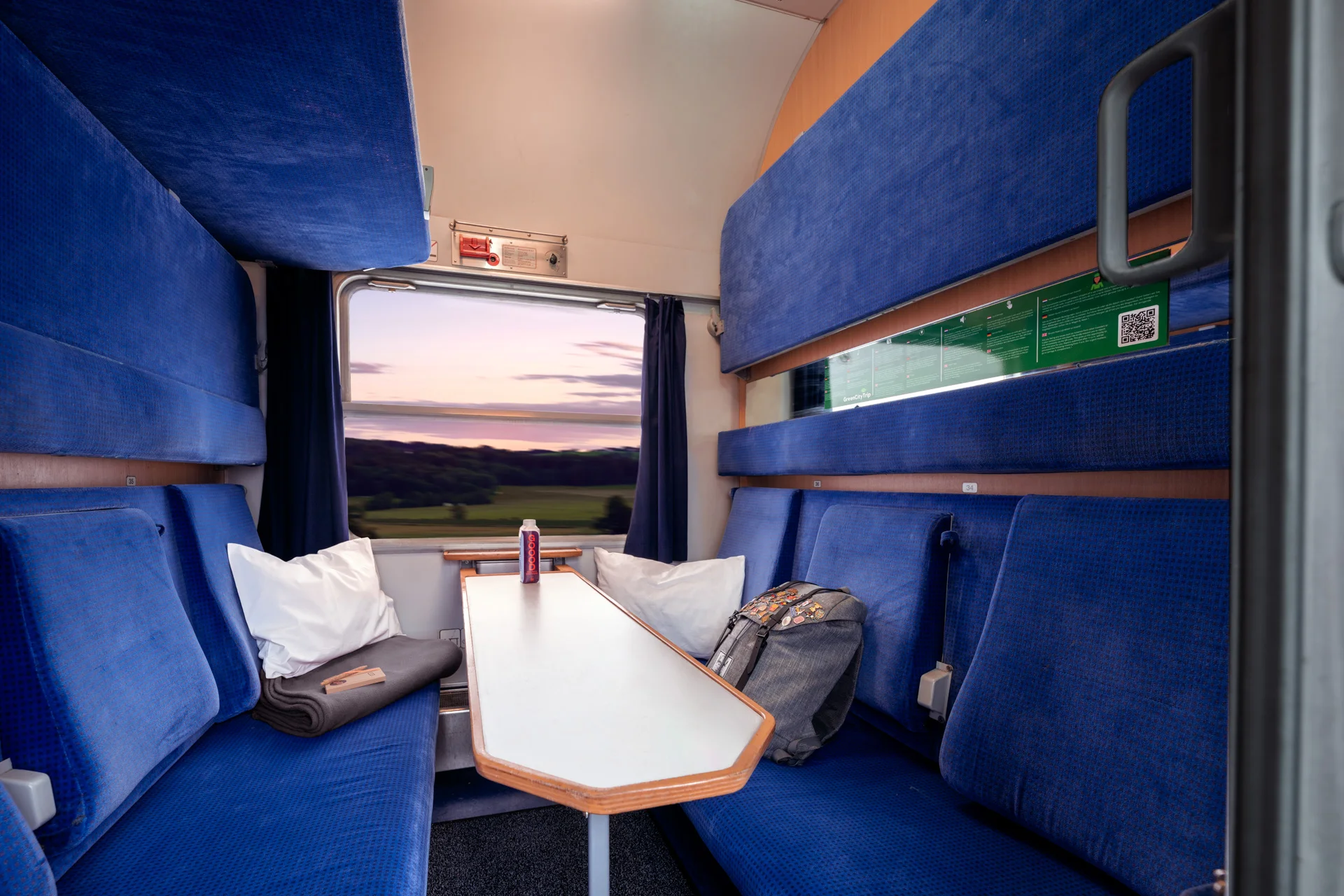 Tickets in a shared Classic compartment start from just €49.99 one-way per person