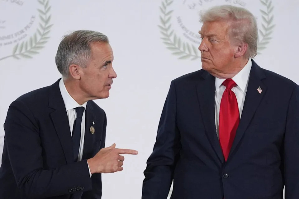 Canadian Prime Minister Mark Carney announced a multi-billion-dollar plan to build new military bases in the Arctic following threats from President Donald Trump to make it America’s 51st state, and his desire to take control of Greenland (file image) (POOL/AFP via Getty Images)