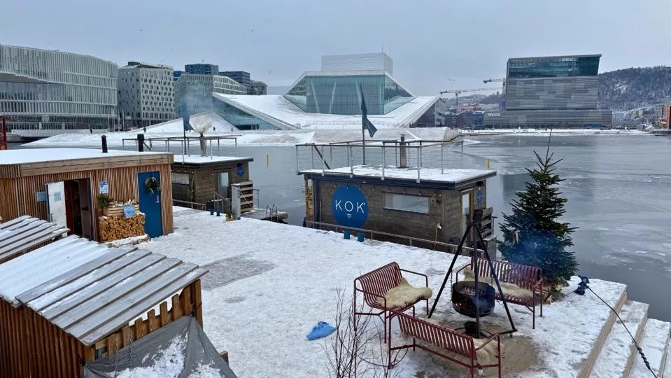 KOK sauna and cold plunge facility in Oslo, Norway.