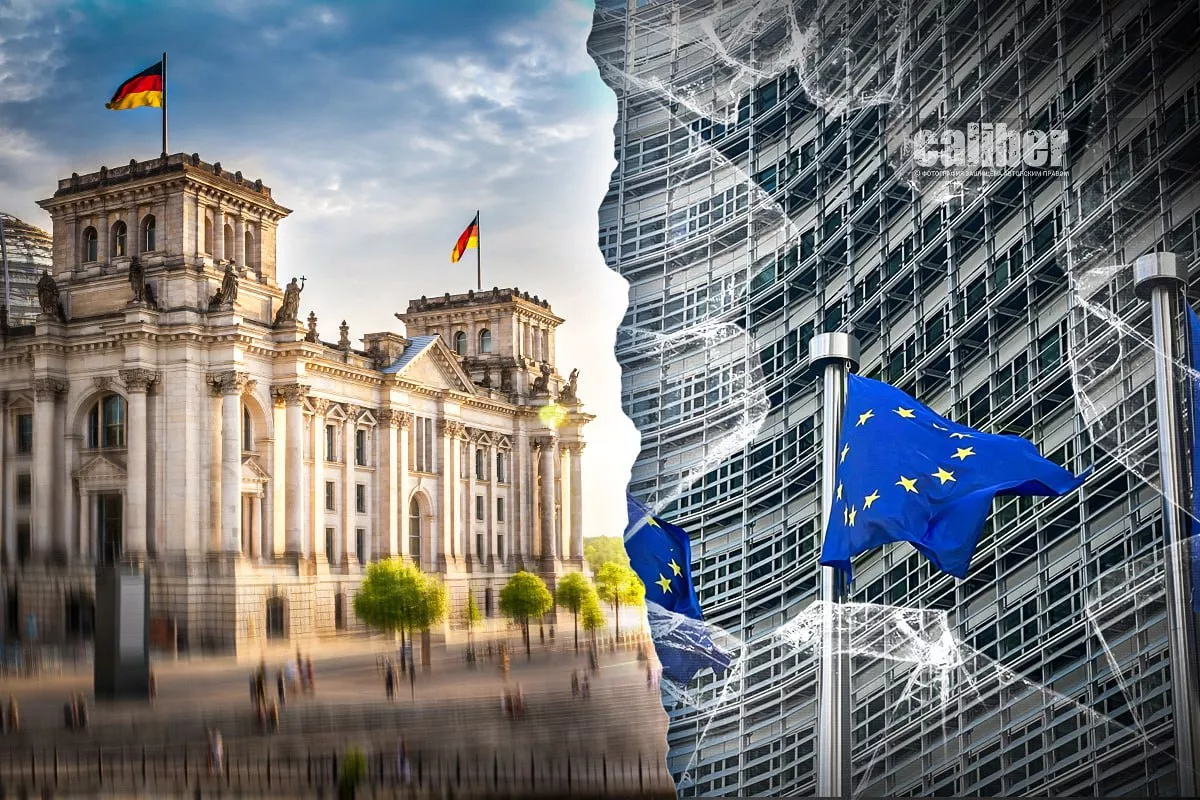 Germany rises, the European Union cracks