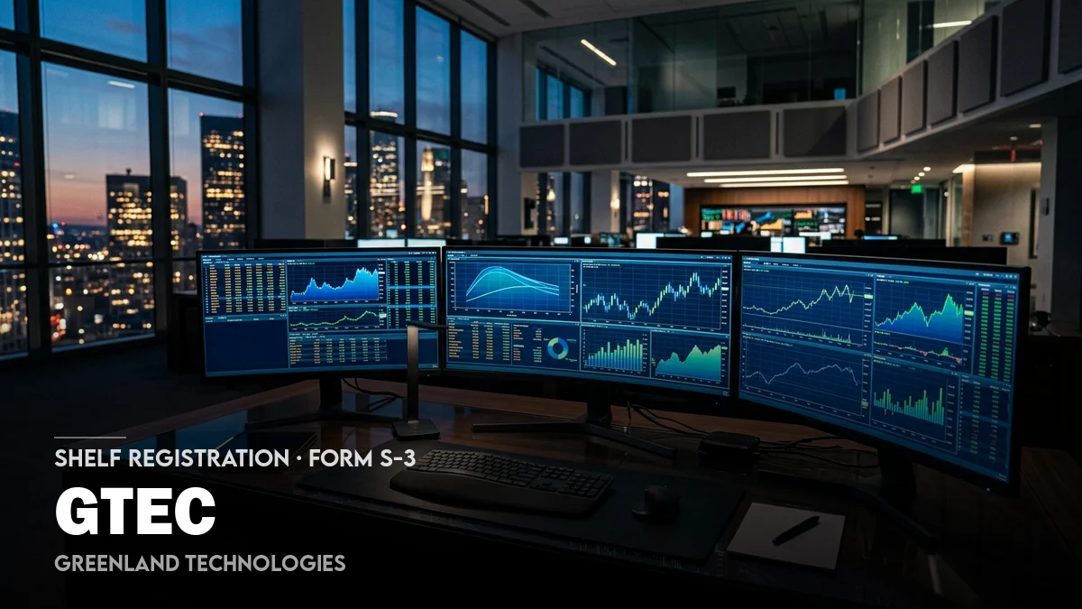 Greenland Technologies registers $200M shelf offering