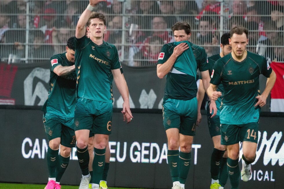 Bremen beats Union Berlin 4-1 to leave relegation zone