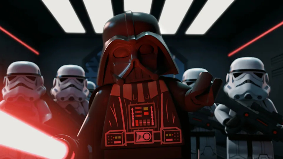 A photo of LEGO stormtroopers from Disney XD's 'LEGO Star Wars: The Resistance Rises' Season One