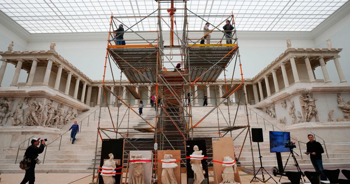 Berlin's Pergamon Museum will reopen in mid-2027 as a lengthy restoration moves forward | National News