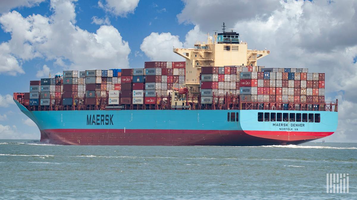 Weaker ocean rates hit Maersk Q1 profit