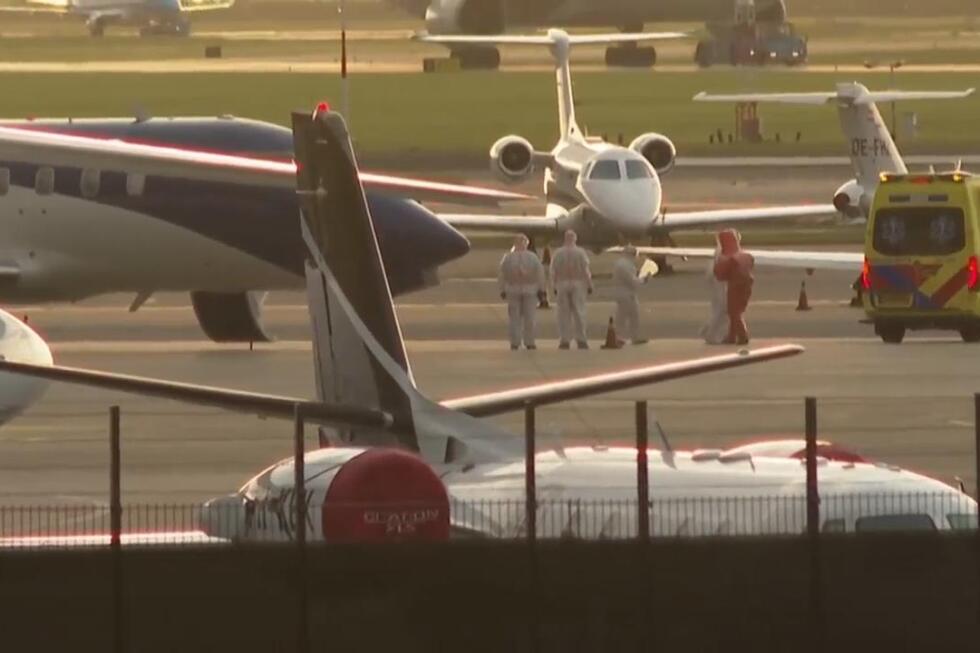 Flight with first hantavirus evacuees lands in Amsterdam