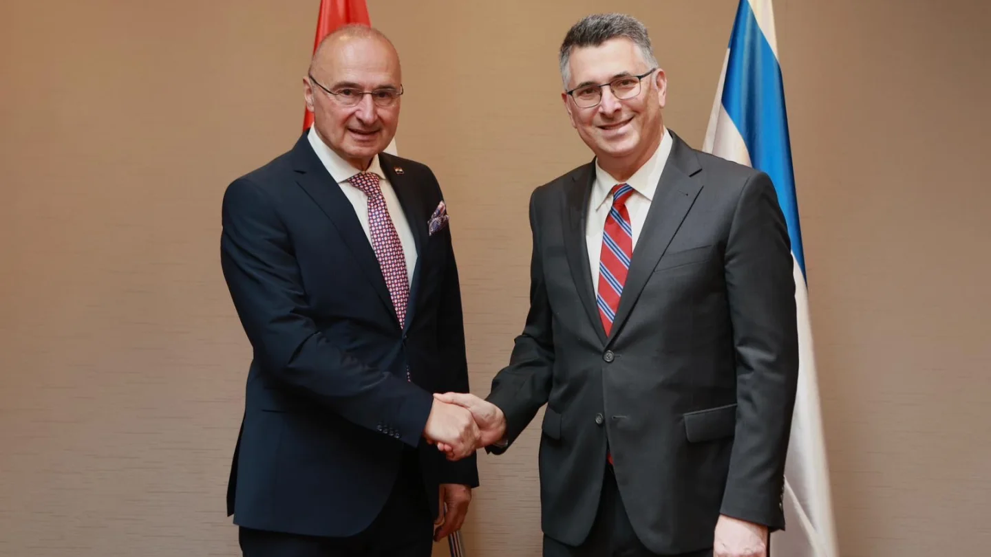 Sa’ar meets Croatian FM in Berlin, backs OECD bid - Israel & Jewish News