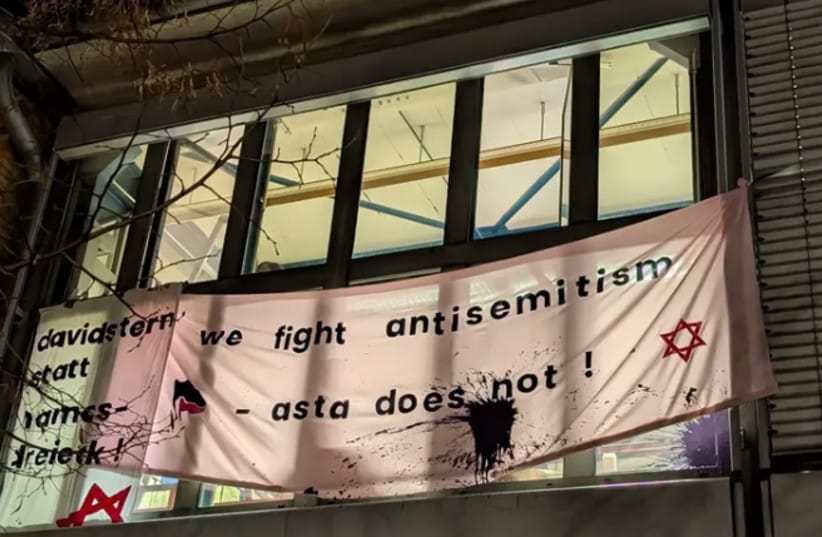 Occupation Against Antisemitism occupied a building at the Technical University in Berlin