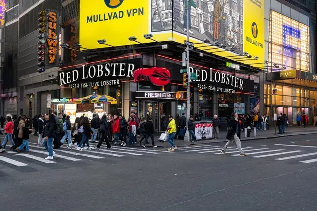 Red Lobster, which filed for bankruptcy in 2024, confirmed this month it was shuttering its Times Square restaurant in New York.