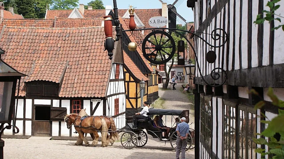 The Little Square at Den Gamle By