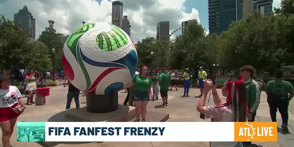 The Lego Group gets into the celebration on the FIFA Fan Festival