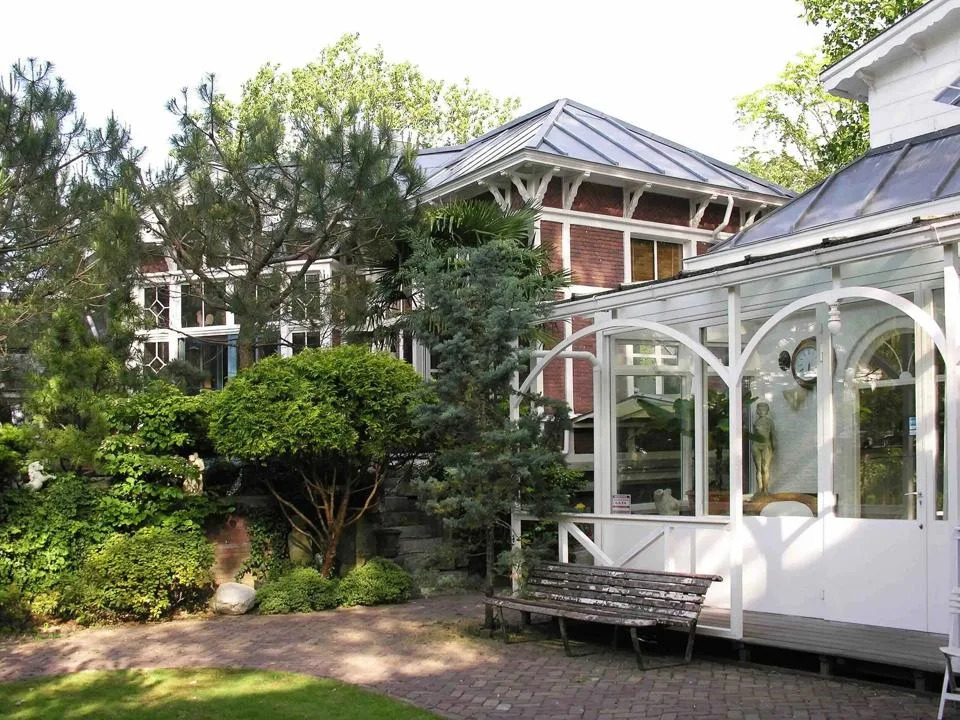 exterior of orangery property at the edge of Vondelpark, Amsterdam