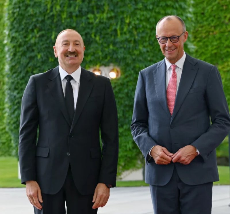 News about - Berlin hosts official welcome ceremony for Azerbaijani president -  PHOTO 
