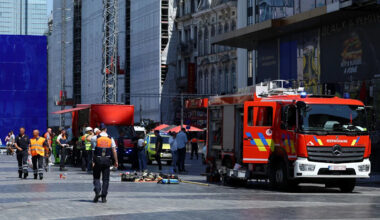 Several found dead in lift shaft after fire in central Brussels building