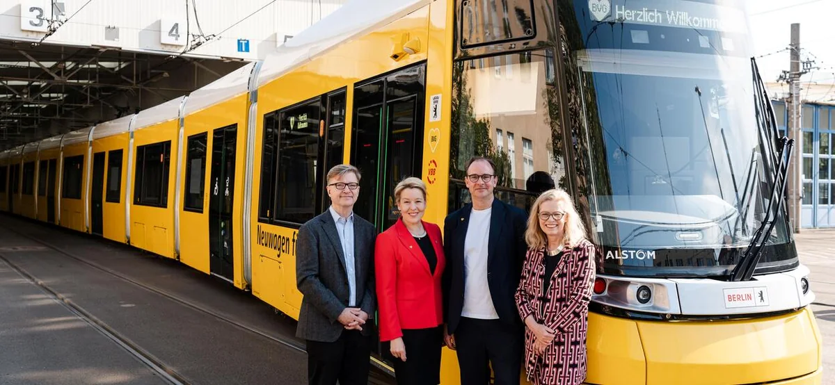 Alstom Urbanliner tram operating in Berlin