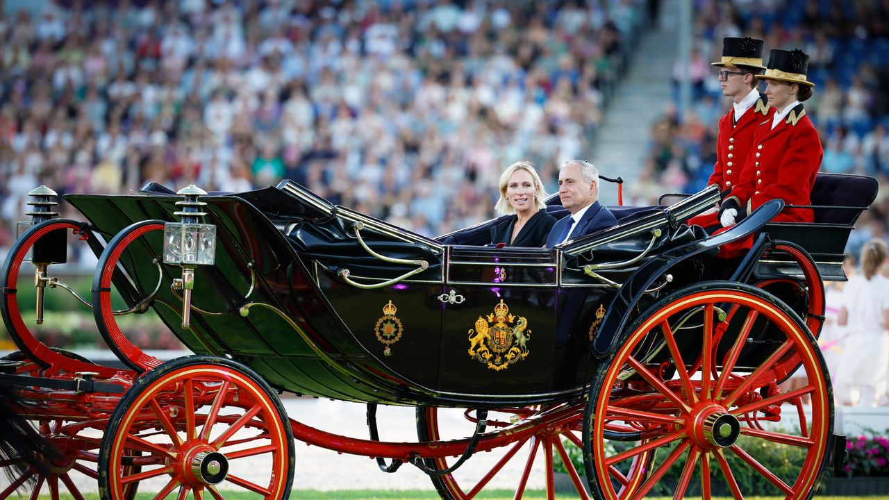 A royal flush! Zara Tindall joins the Princess of Orange, Queen Mary of Denmark, and a host of international princesses at the FEI World Championships in Germany