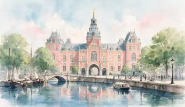 Rijksmuseum in Amsterdam and the lines it draws