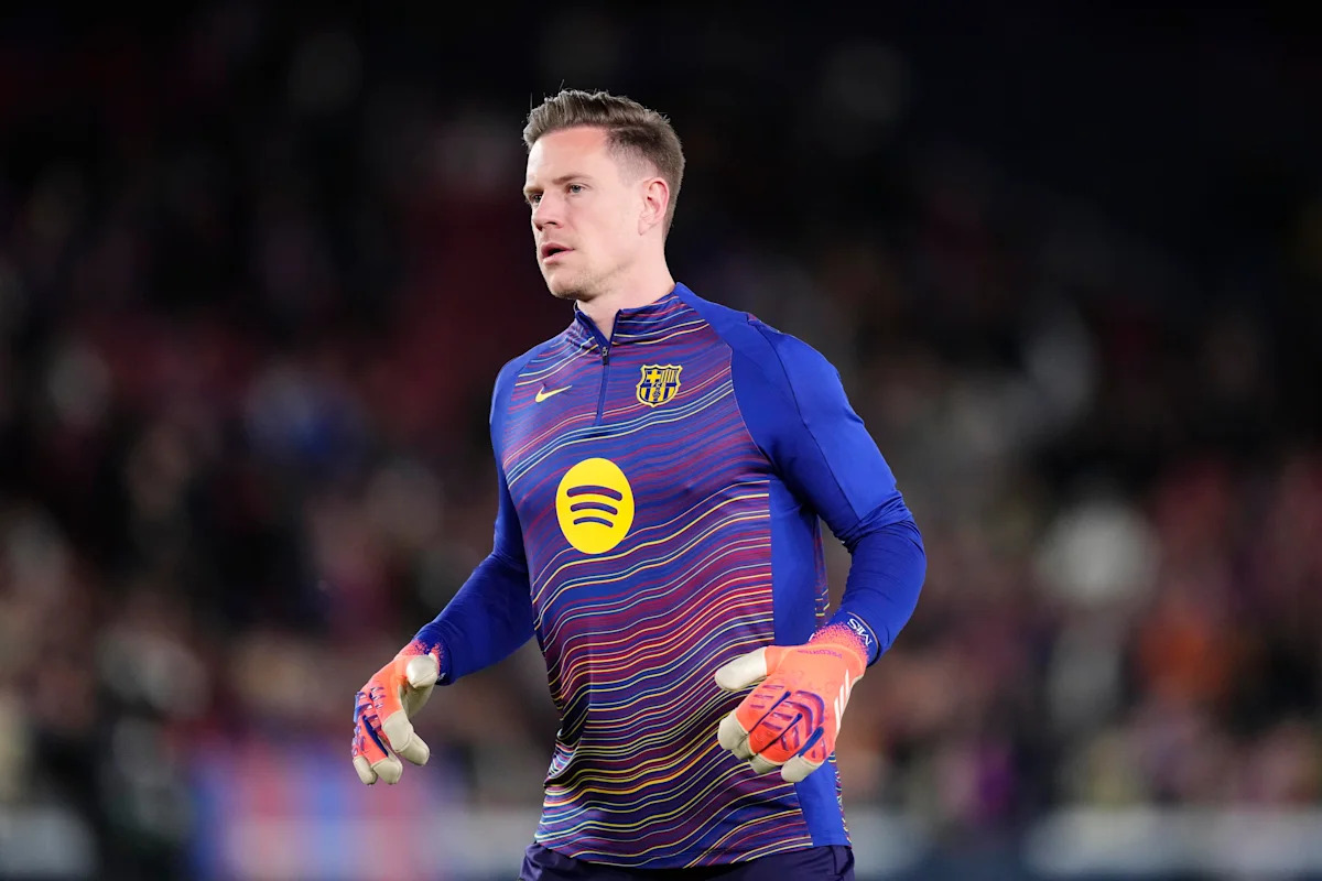 Barcelona goalkeeper Marc-André ter Stegen on his way to Amsterdam to seal Ajax loan