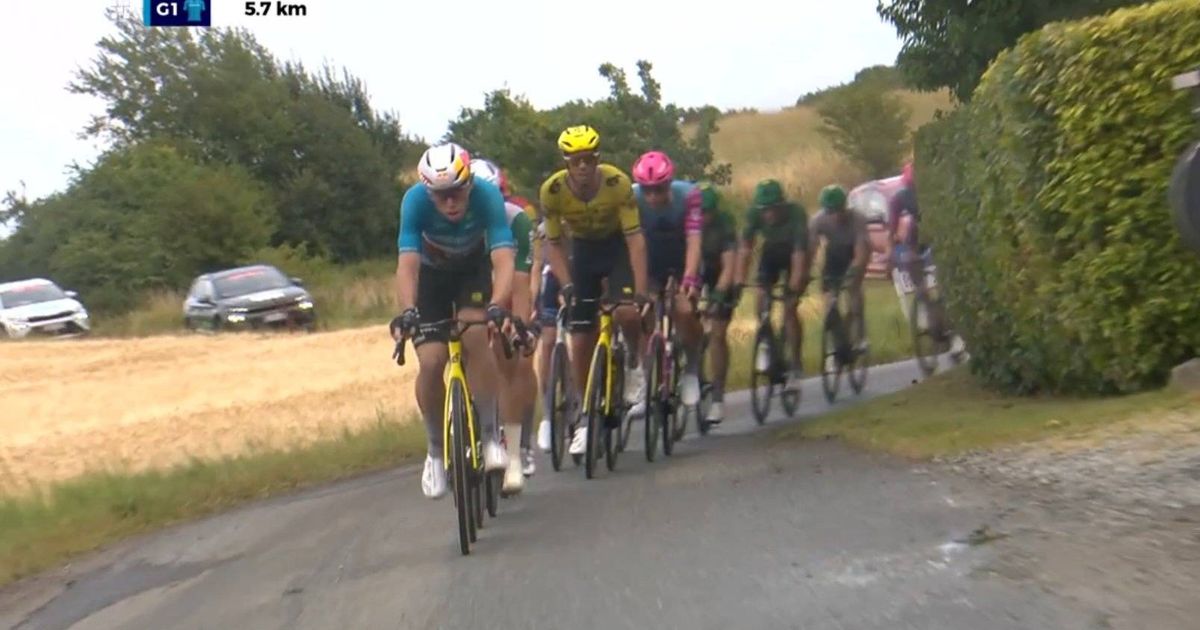 Wout van Aert Starts the Final Stage in Denmark with a Goal Other Than a Stage Win