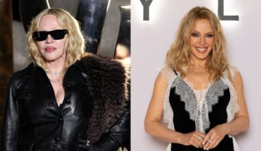 Madonna and Kylie Minogue