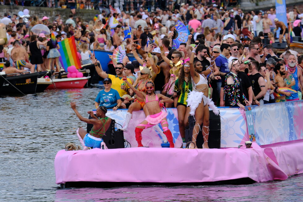 Thousands gather at Amsterdam canals for vibrant Pride festival
