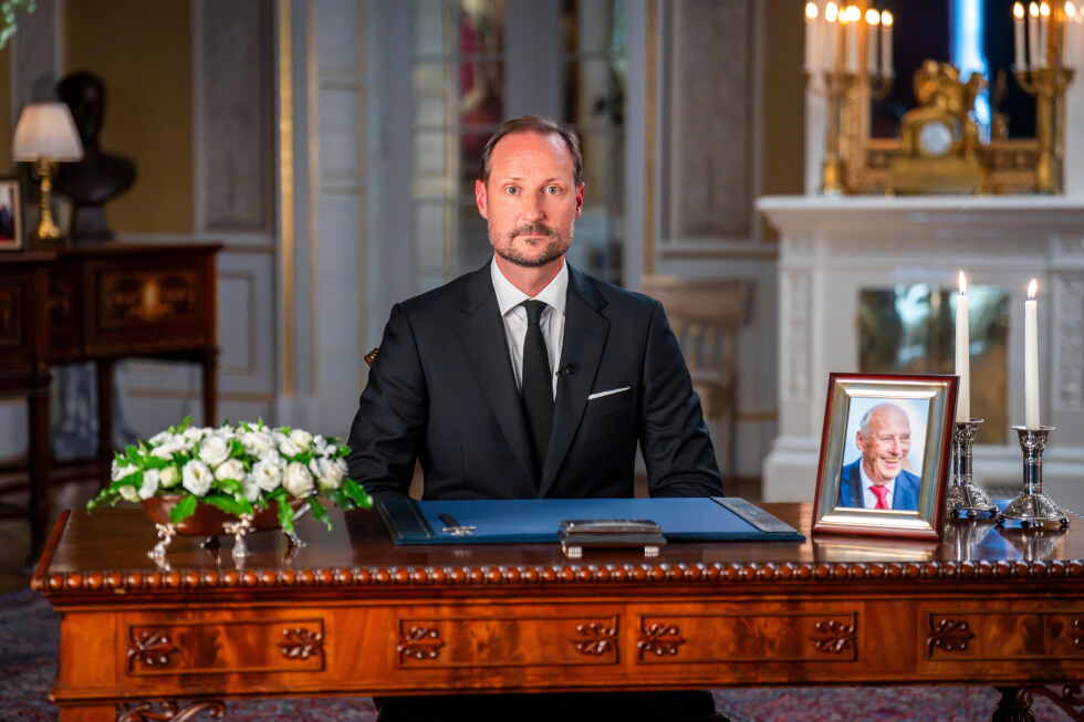 King Haakon VIII of Norway honors King Harald V in heartfelt speech