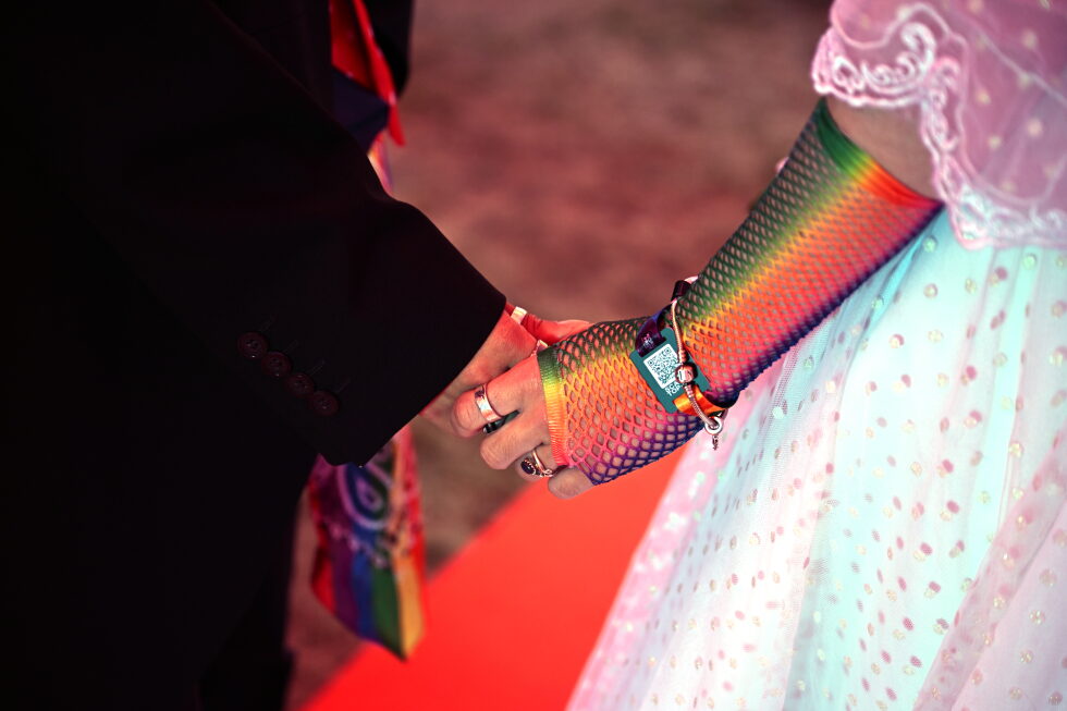Amsterdam's Pride festival's mass wedding, in photos
