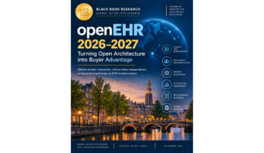 Black Book Report Highlights openEHR's Buyer Advantage Ahead of Amsterdam Conference