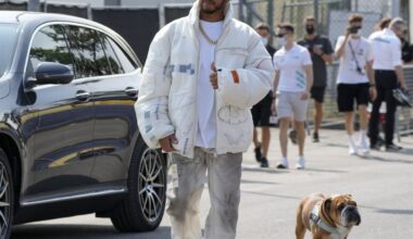 Hamilton loobus koera haigestumise tõttu Pirelli testisõidust