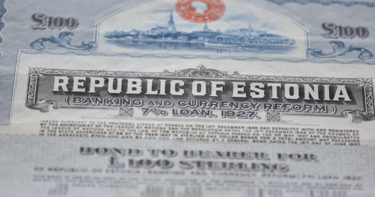 Eesti riik laenas odavalt 250 miljonit eurot