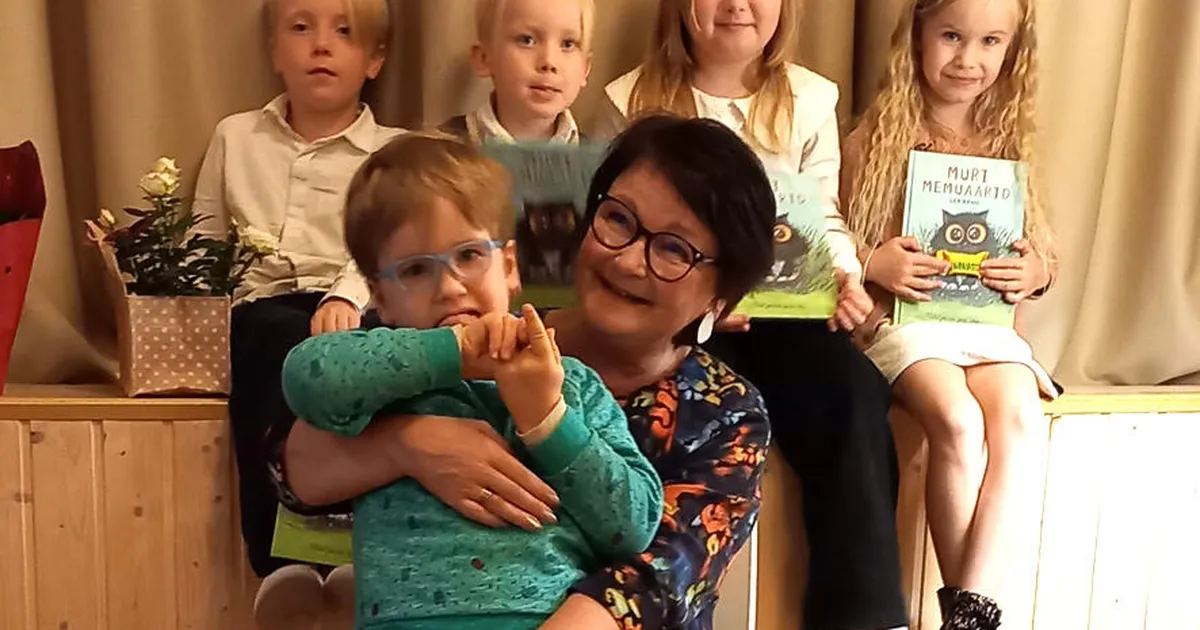 Lea Rand esitles oma lasteraamatut