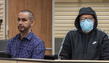 FOTOD KOHTUST Meelitati lõksu: kahte meest süüdistatakse lapseootel naise ja ta elukaaslase surnuks kägistamises - Elu24