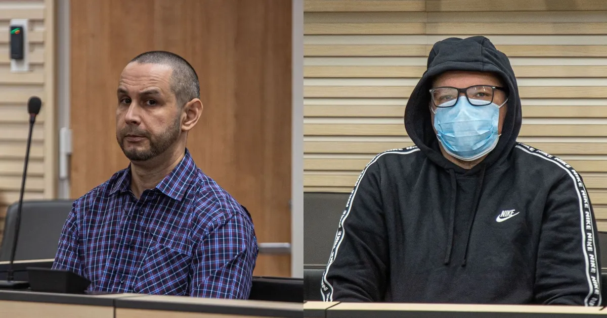 FOTOD KOHTUST Meelitati lõksu: kahte meest süüdistatakse lapseootel naise ja ta elukaaslase surnuks kägistamises - Elu24