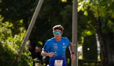 GALERII ⟩ Triatleet Timmo Jeret püstitas kolme koolimaja jooksul rajarekordi