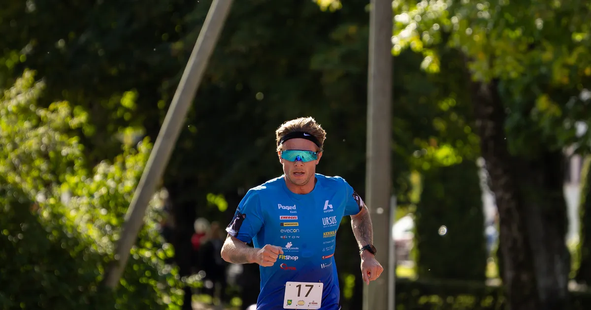 GALERII ⟩ Triatleet Timmo Jeret püstitas kolme koolimaja jooksul rajarekordi