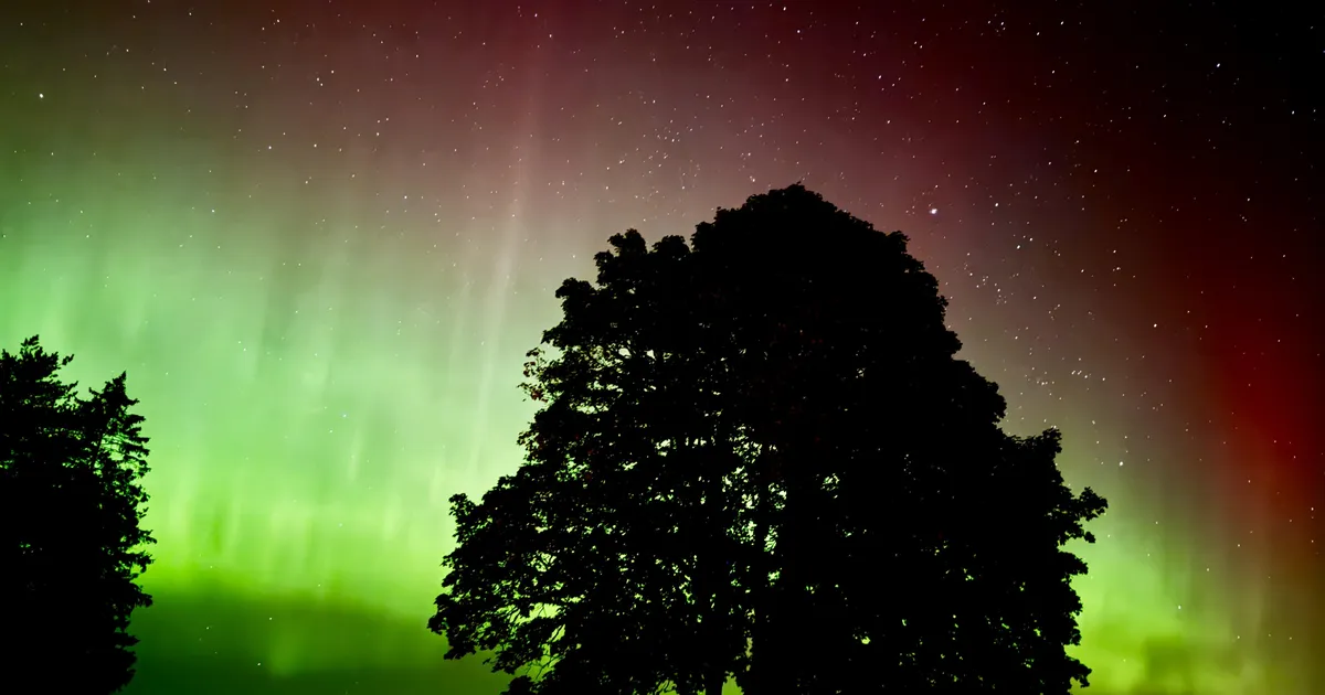 Unetud võisid nautida virmaliste valgusemängu