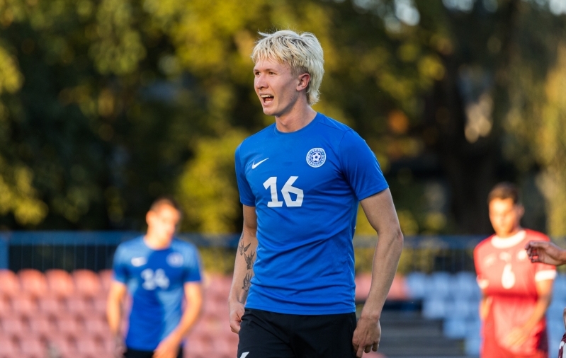 Kristjan Kriis on palliplatsil taas hoogu sisse saamas! Foto: Katariina Peetson / jalgpall.ee
