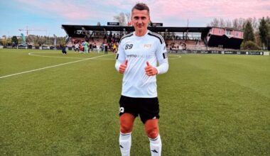 47-aastane Andrei Kalimullin astus Esiliigas väljakule. Foto: erakogu