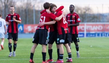 United alistas Viimsi lõpuminutite väravast. Foto: Katariina Peetson / jalgpall.ee